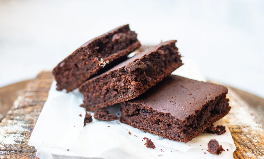 Receita de Brownie Recheado Fit