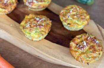 muffin de abobrinha proteico sem gluten