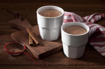 Chocolate quente cremoso fit