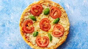 Pizza de cenoura low carb