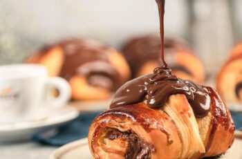 Croissant de chocolate