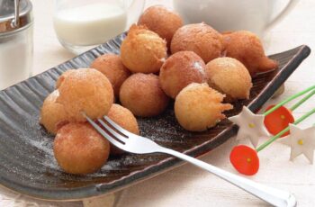 Bolinho de baunilha frito