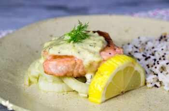 Salmão Grelhado com Molho de Limão